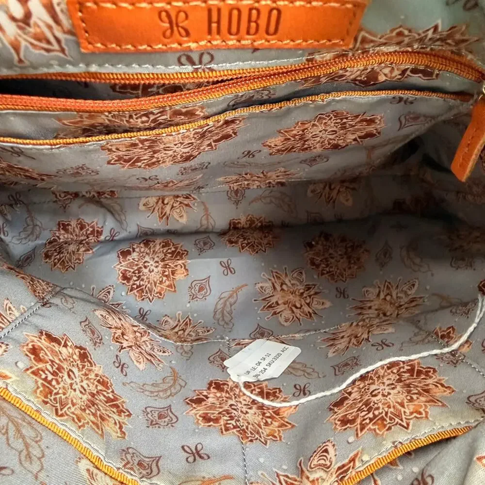 Hobo Fortune Shoulder Bag Blossom Leather Light Blue purse